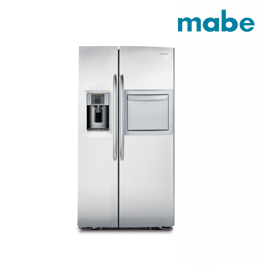 MABE Side by Side Refrigerator 849 Ltr Silver Shop online in qatar