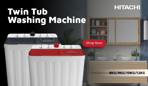 Hitachi twin tub washing machine
