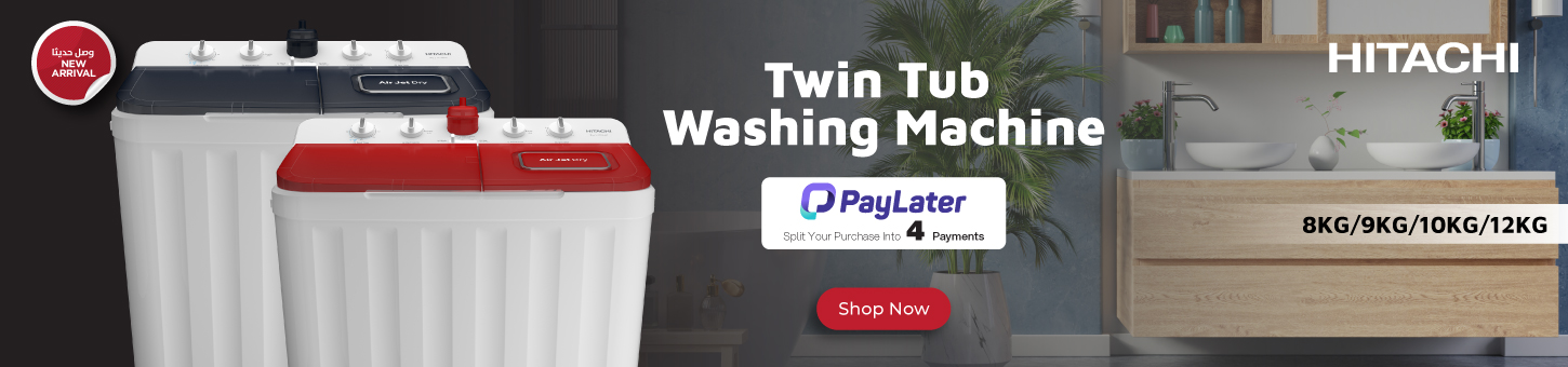 Hitachi twin tub washing machine