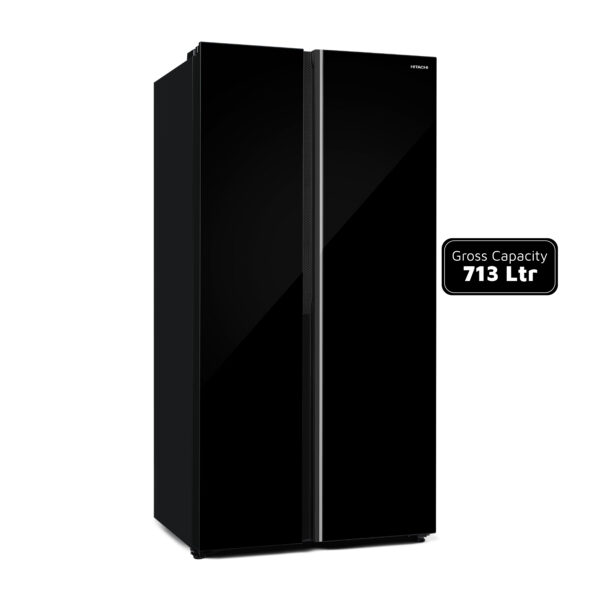Hitachi Skyline Series Side by Side Refrigerator 656L - Glass