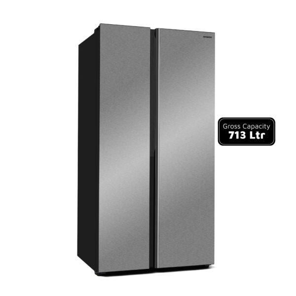 Hitachi Skyline Series Side by Side Refrigerator 656L - Elegant